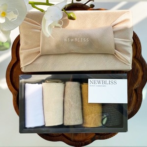 데일리 무지 양말선물세트 보자기포장 Daily Sock Gift Set _ Eco Wrapping